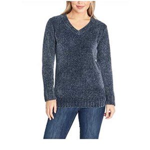 Orvis Ladies' Chenille Tunic Sweater (Marled Navy)